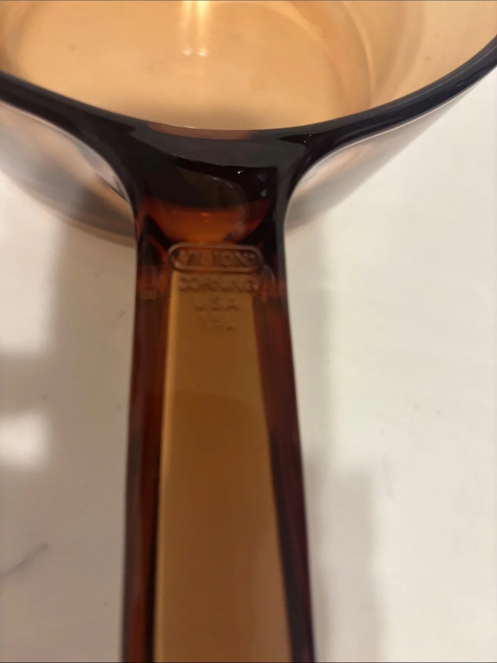 Corning (PYREX) Vision Ware 1.5L Amber Glass Made in USA NO LID
